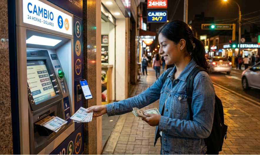 Cambiar dólares 24/7 en Perú: cómo aprovechar el mejor momento